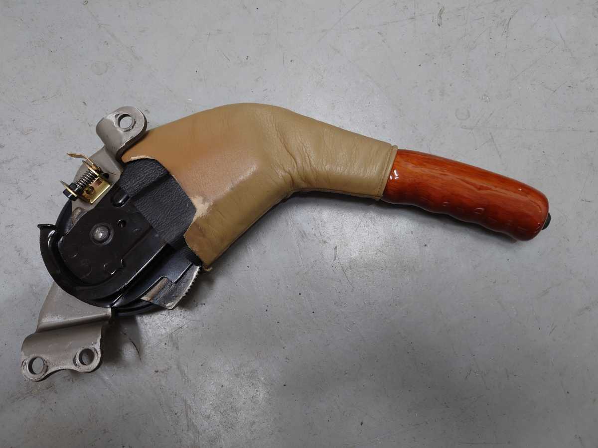 NB8C マツダ ロードスター純正 ウッド サイドブレーキノブ レバー