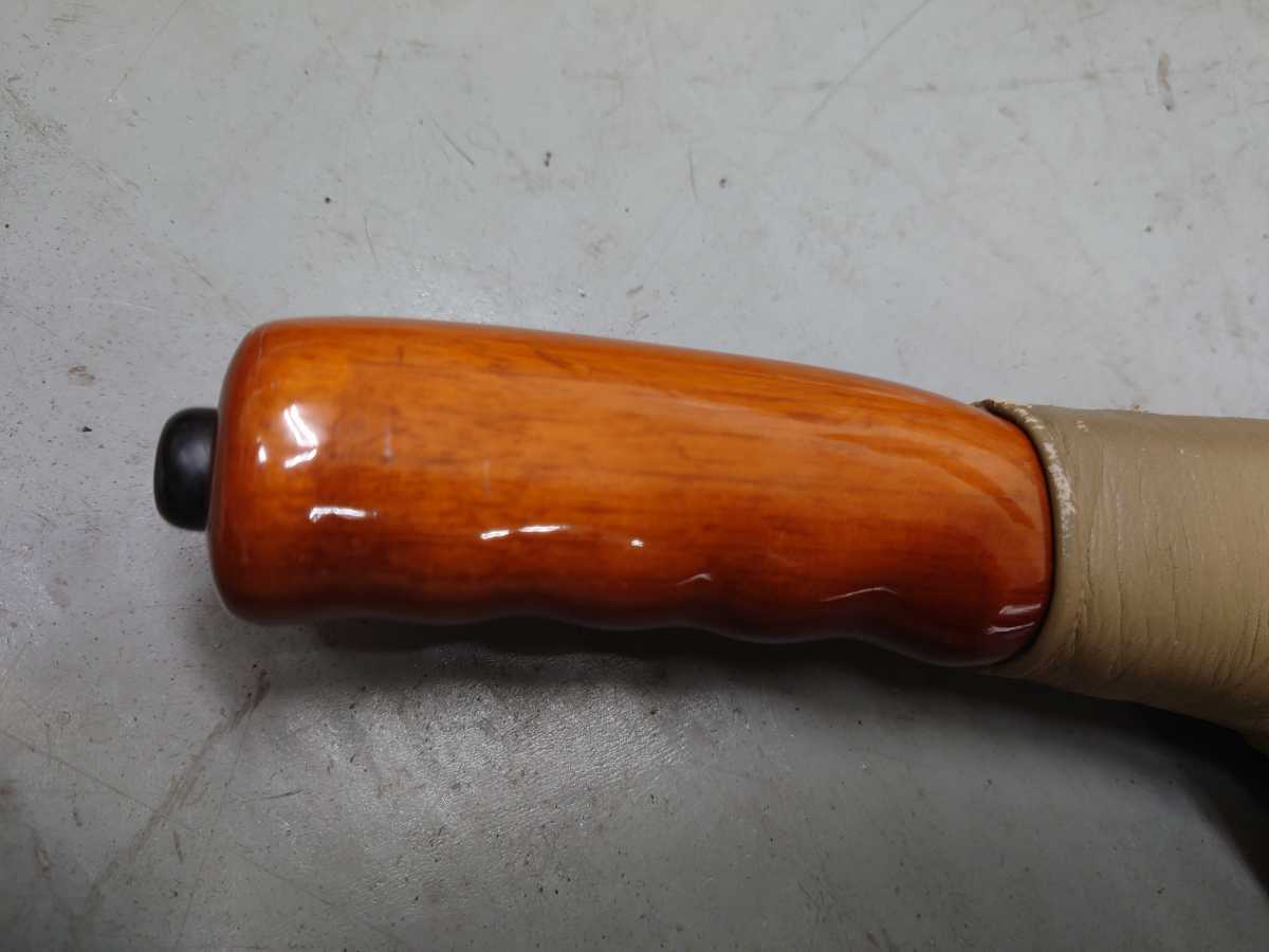 NB8C マツダ ロードスター純正 ウッド サイドブレーキノブ レバー