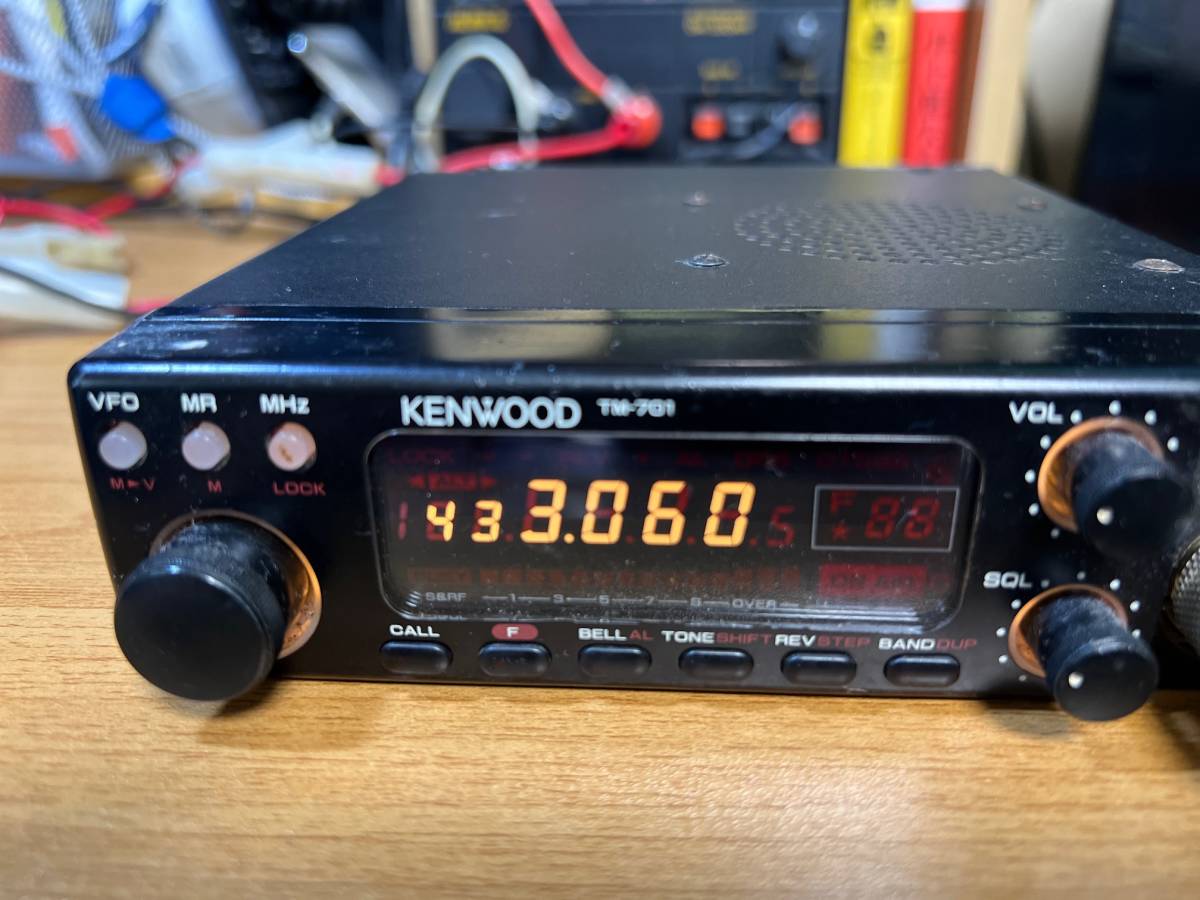 KENWOOD TM-701 VHF/UHFモービル機 】☆簡易動作確認済み ☆受信改造