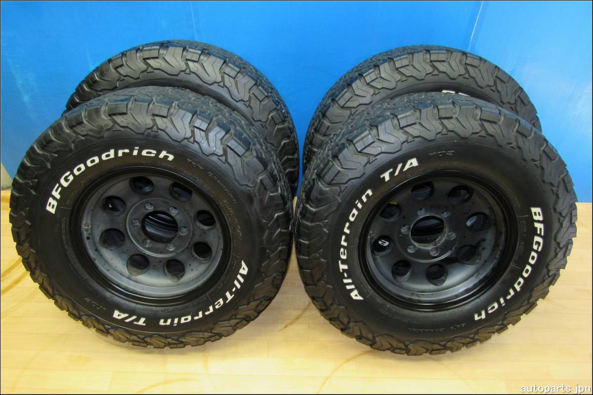 4273 DBF Goodrich 265/75R16 LTタイヤ社外 16×8J・ET 8・穴 6・PCD 