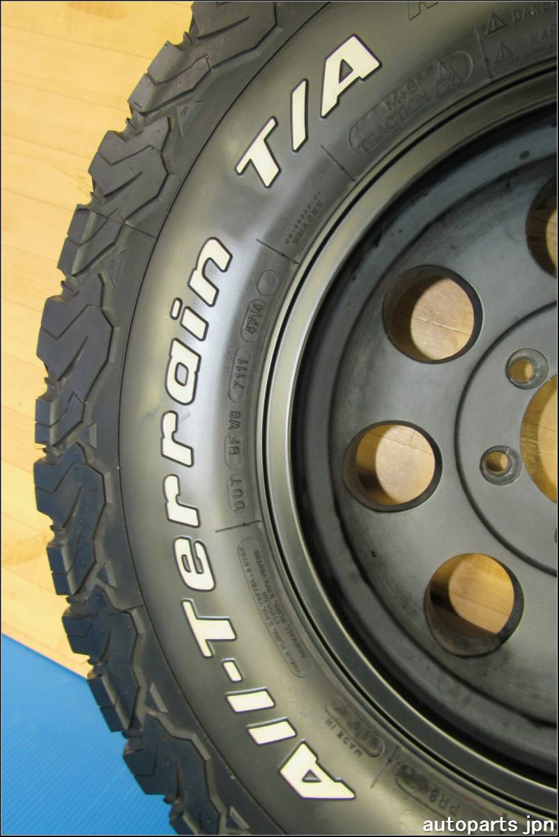 4273 DBF Goodrich 265/75R16 LTタイヤ社外 16×8J・ET 8・穴 6・PCD