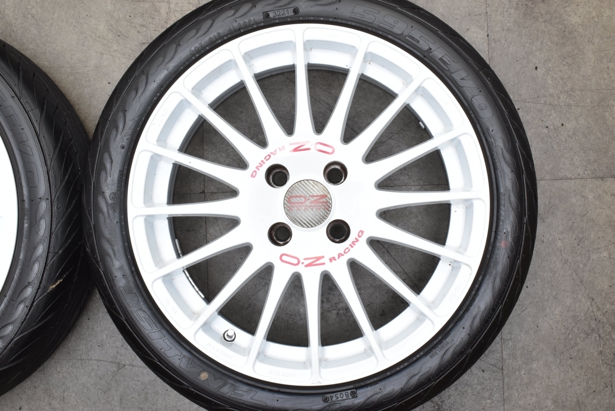 ​【☆値下げ・バリ溝】OZレーシングホイール&アイスアシンメトリコ 欧州車に！ 2021年製 バリ溝】OZレーシング スーパーツーリズモ WRC 17in 7J +25