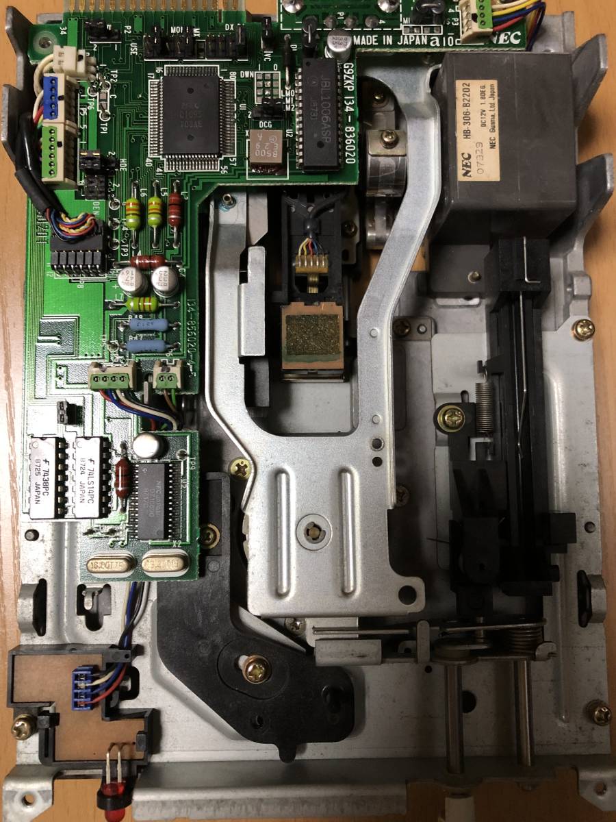 NEC 5インチフロッピーディスクドライブ FD1155D PC-9801用 フロント