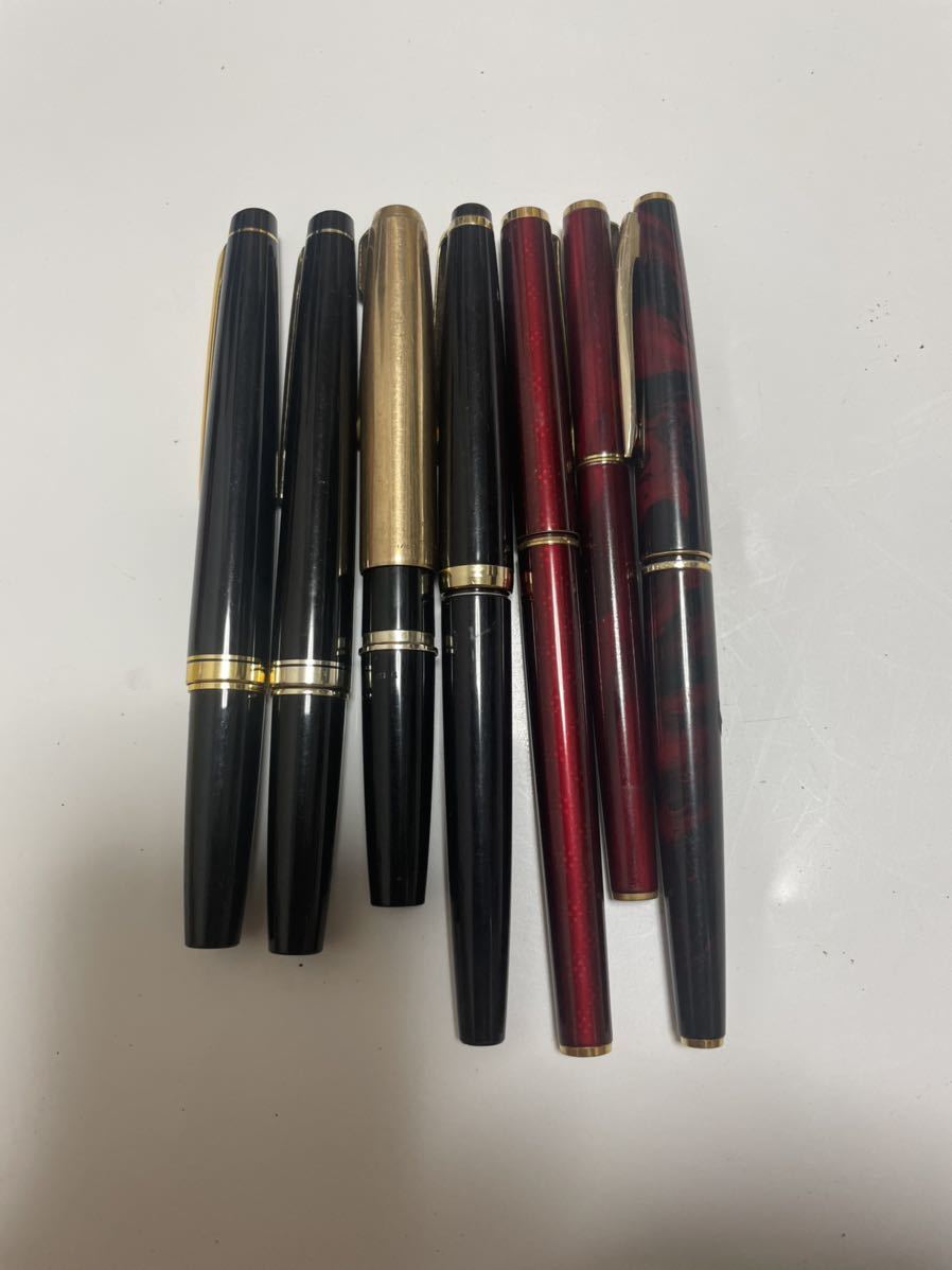 PILOT 14k 18k 7本まとめて売る