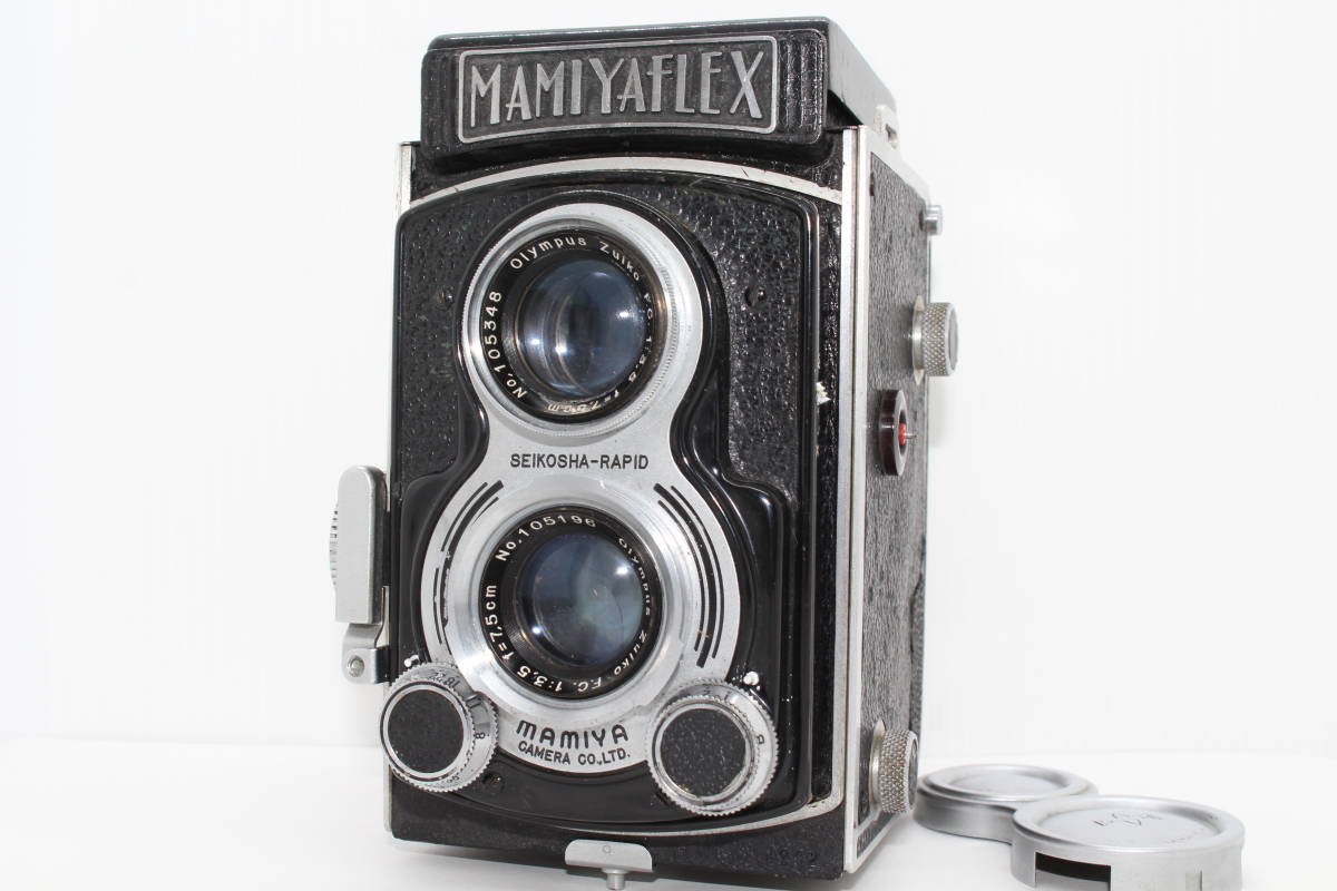 オールドカメラ☆ MAMIYAFLEX ズイコー 7.5㎝ F3.5 MAMIYAFLEX Yahoo!オークション - カメラ 二眼レフカメラ &frasl;
