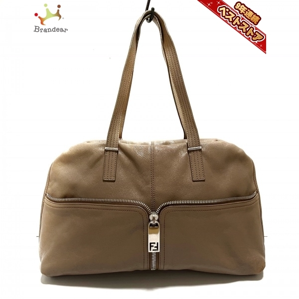 フェンディ FENDI ショルダーバッグ 8BR623 アンジップト レザー