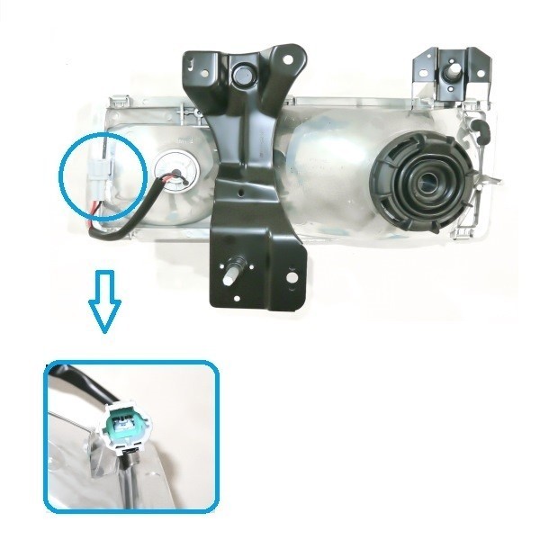 日産 ディーゼル UD ファイン コンドル フロント クリア ヘッドライト 左右 セット ハロゲン車 ライト 24V PK250 PKC21 送料無料