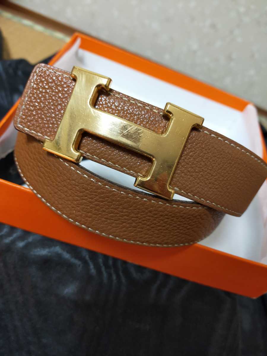 エルメス HERMES メンズ レディース リバーシブル ベルト バックル