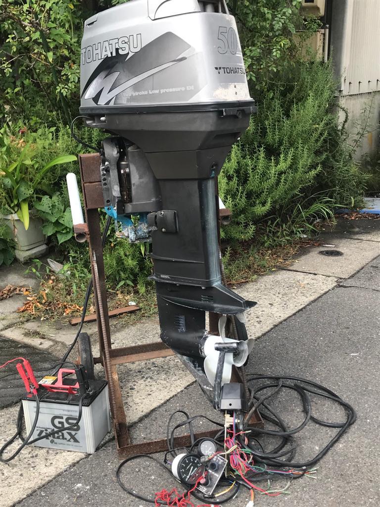 50馬力 トーハツM D 50A 3T5モデル2003年式 誰かトーハツ50馬力船外機
