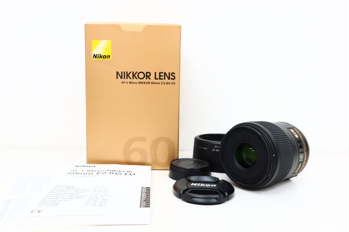 Nikon 60mm Micro AF-S ED NIKKOR f⁄2.8G Lens | - F2.8G Nikkor