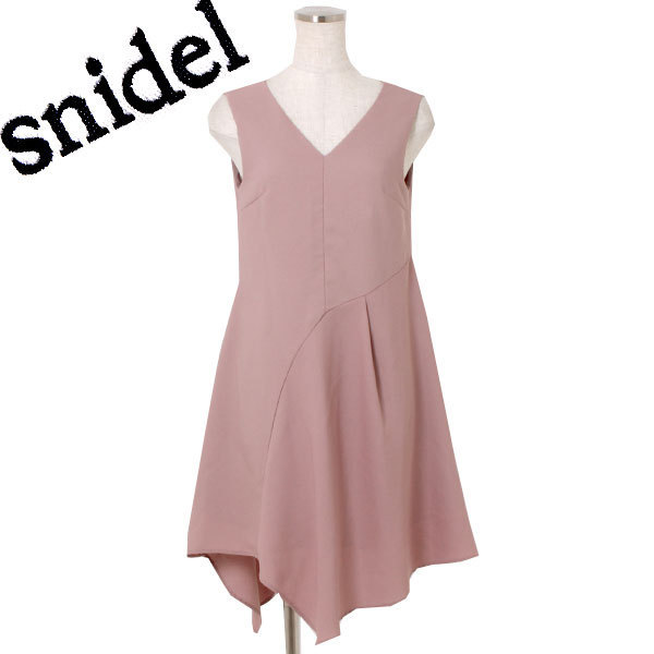 ◇SNIDEL イレギュラーヘムノースリワンピース 定価12,960円 size0 