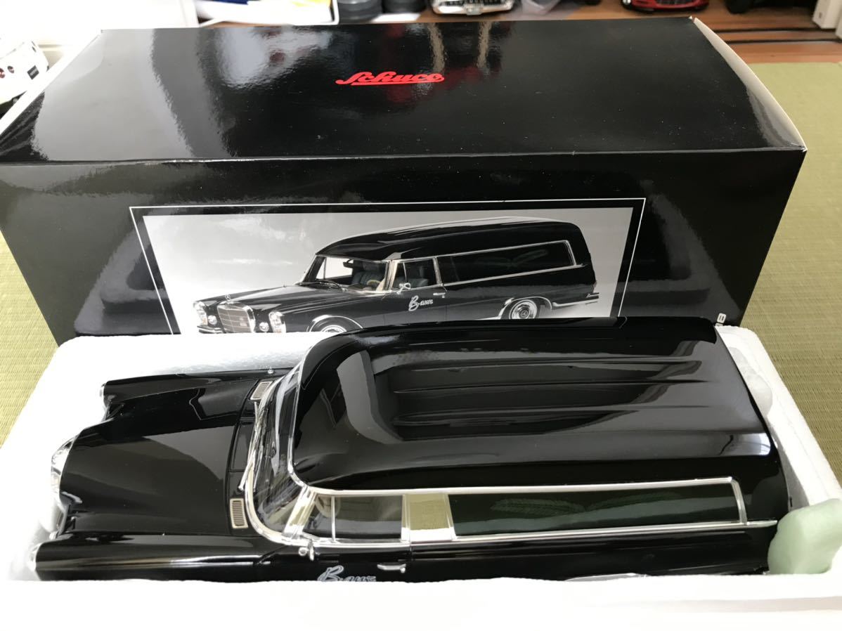 シュコー Schuco メルセデスベンツ 600 霊柩車 1/18
