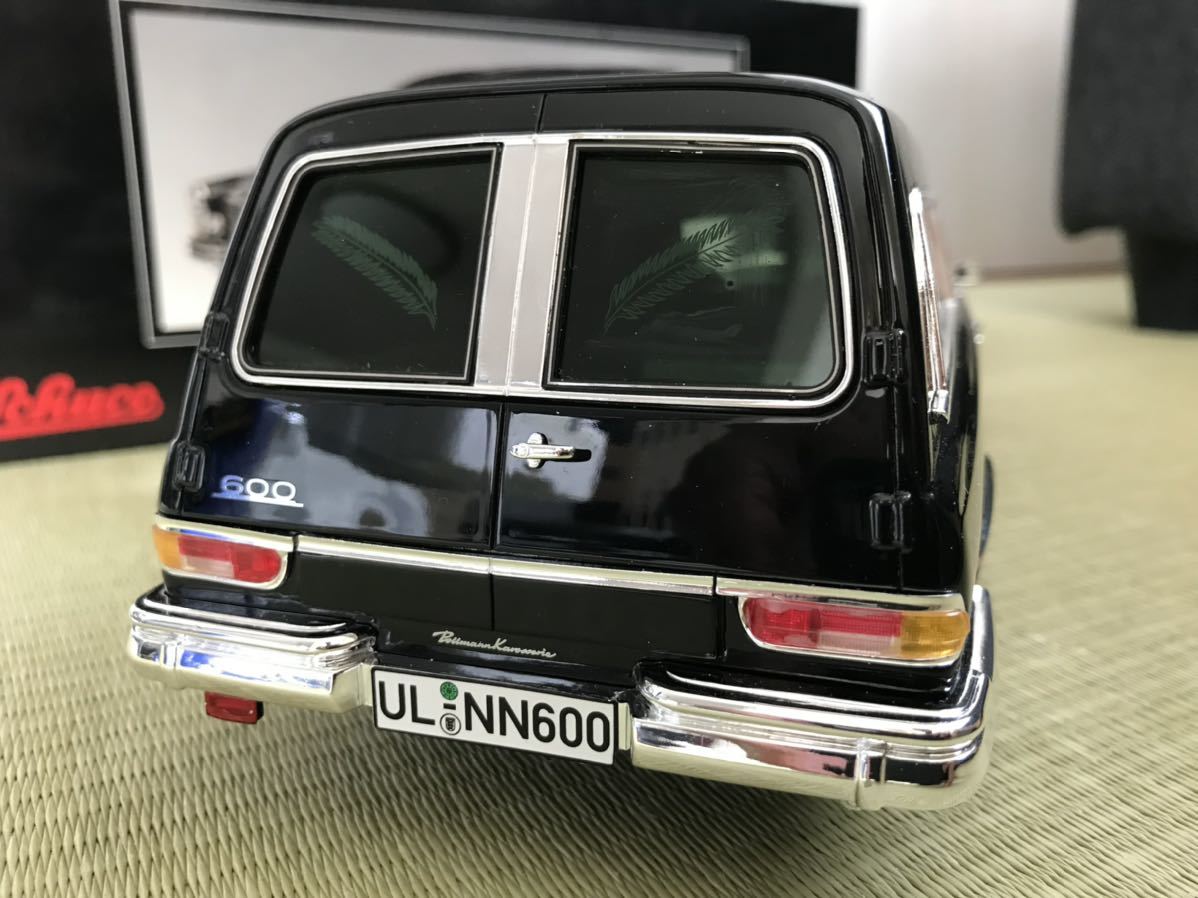 シュコー Schuco メルセデスベンツ 600 霊柩車 1/18