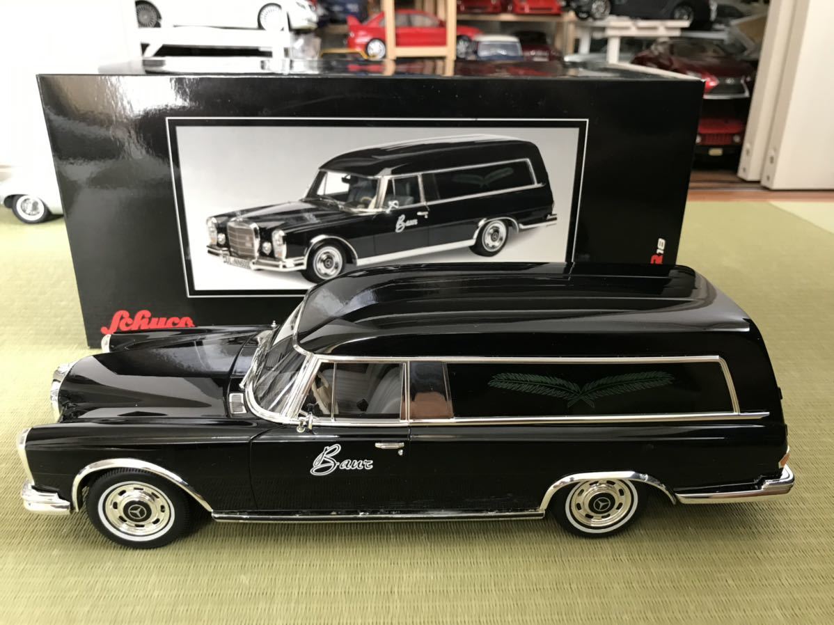 シュコー Schuco メルセデスベンツ 600 霊柩車 1/18