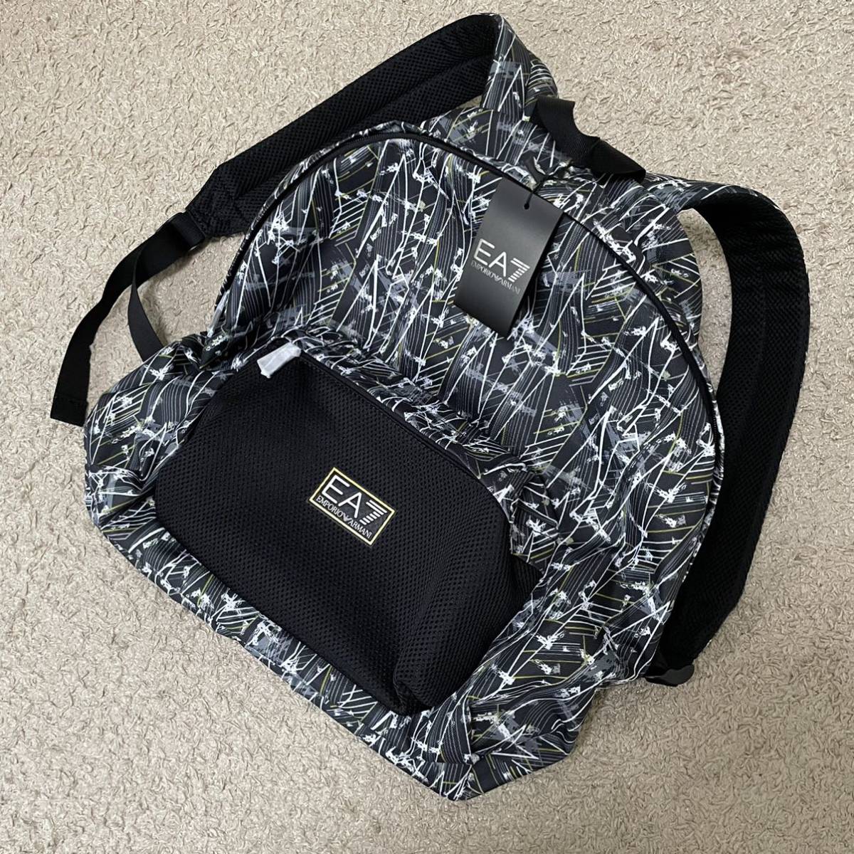 新品未使用】エンポリオアルマーニ EMPORIO ARMANI EA7 総柄 バッグ 