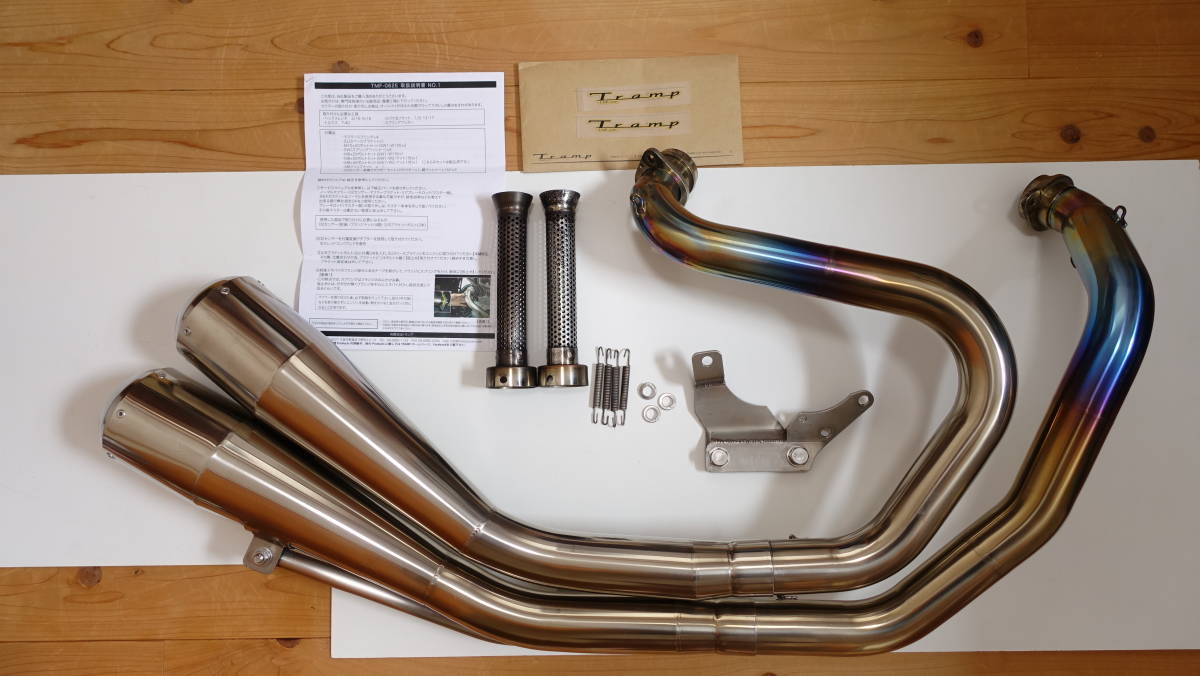 トランプサイクルフルチタンマフラー2014 used品 TYPE Sバッフル 