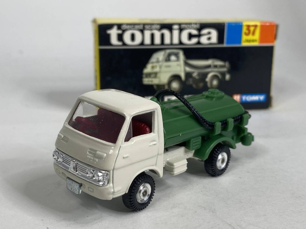 トミカ 37-1-2 いすゞ エルフ バキュームカー I/2C ダークグリーン荷台