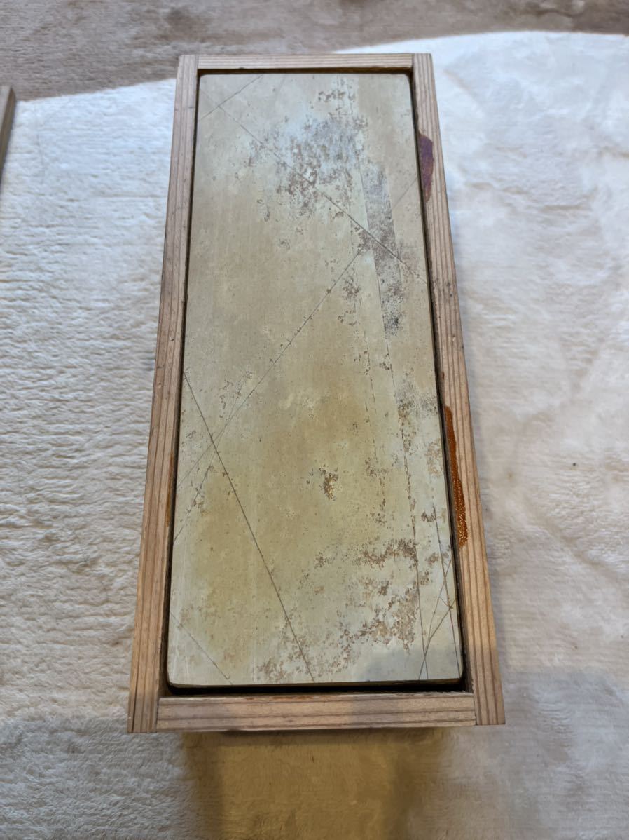 天然砥石　京都　中山　山城國畑山砥石　蓮華巣板　最終仕上げ砥石正本山　極厚　超貴重　鉋鑿鋸玄翁大工道具天然砥石刃物包丁_1