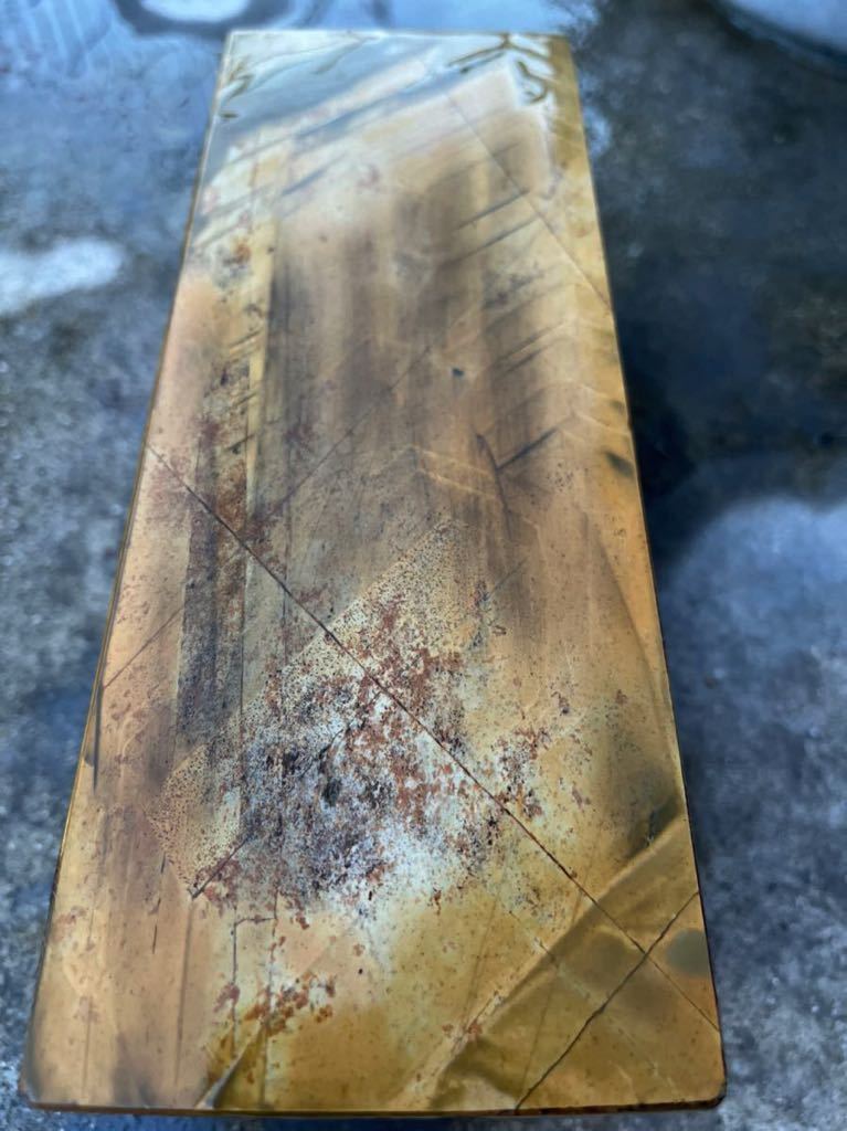 天然砥石　京都　中山　山城國畑山砥石　蓮華巣板　最終仕上げ砥石正本山　極厚　超貴重　鉋鑿鋸玄翁大工道具天然砥石刃物包丁_9