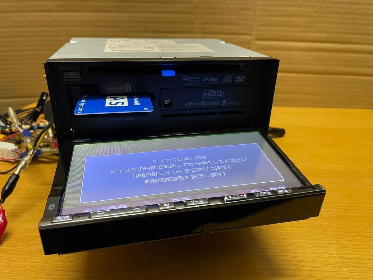 VIE-X08S ALPINE アルパイン VIE-X08S HDDナビ カーナビ 地図 VIE-X08S   アルパイン　HDDナビ　動作OK