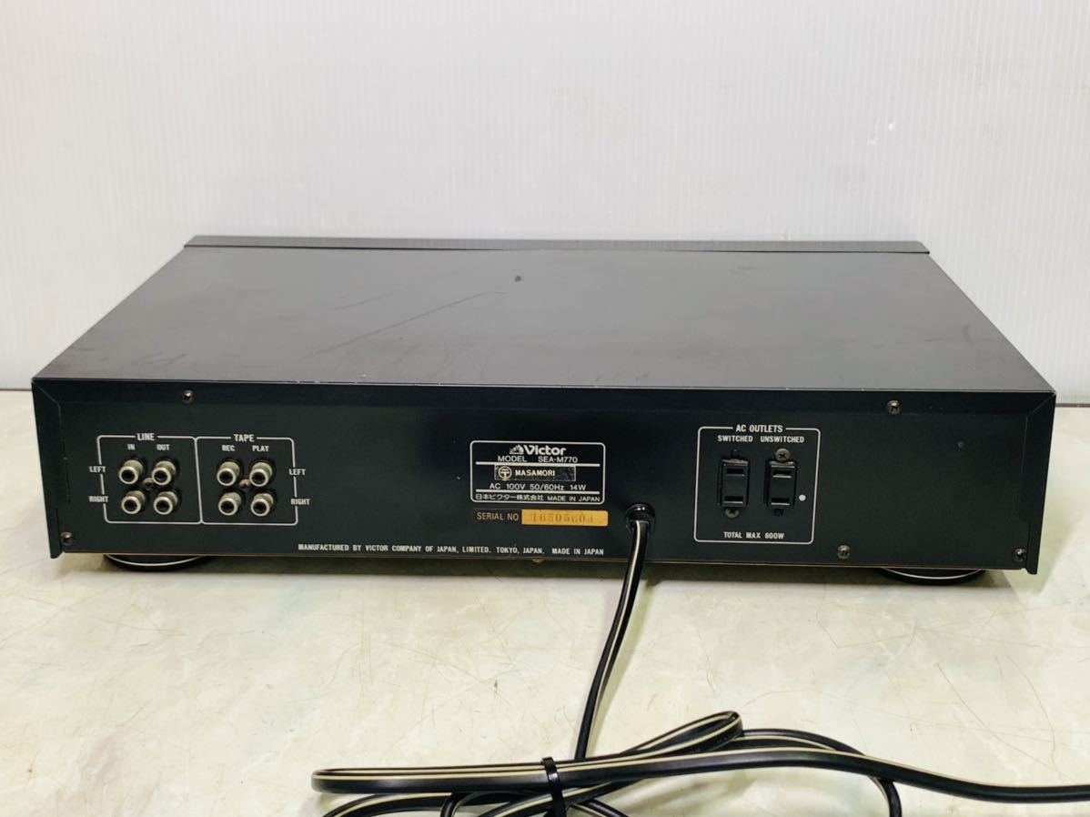 グラフィックイコライザー ビクター SEA-M770 CVictor 送料込 SEA-R7