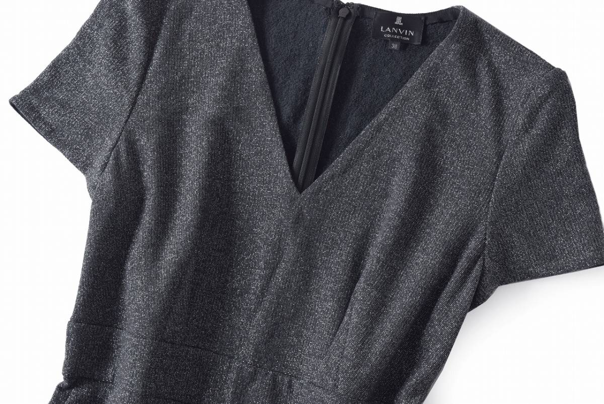 COLLECTION LANVIN | ランバンコレクション ランバン パンツ|LANVIN LANVINコレクションの通販 異素材MIXプレーンシングル - by mimi｜ランバン ラウンドスクエアトゥパンプス|LANVIN ビジネス 本革 レザー THE