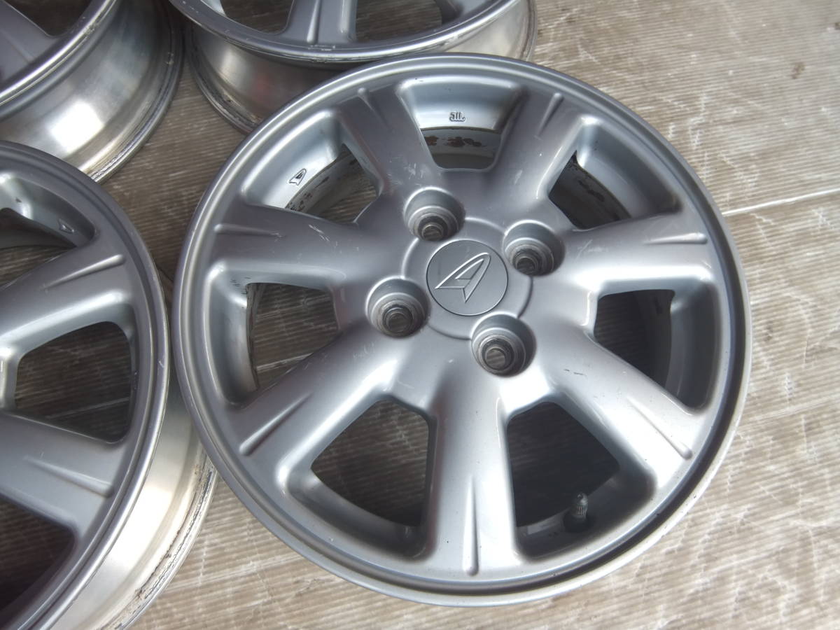 た*う様 4本 ダイハツ ムーヴ タント ミラ 14x4.5J 純正 スチール ダイハツムーヴ タント ミラ 純正アルミホイール 14x4.5J 4-100 +45