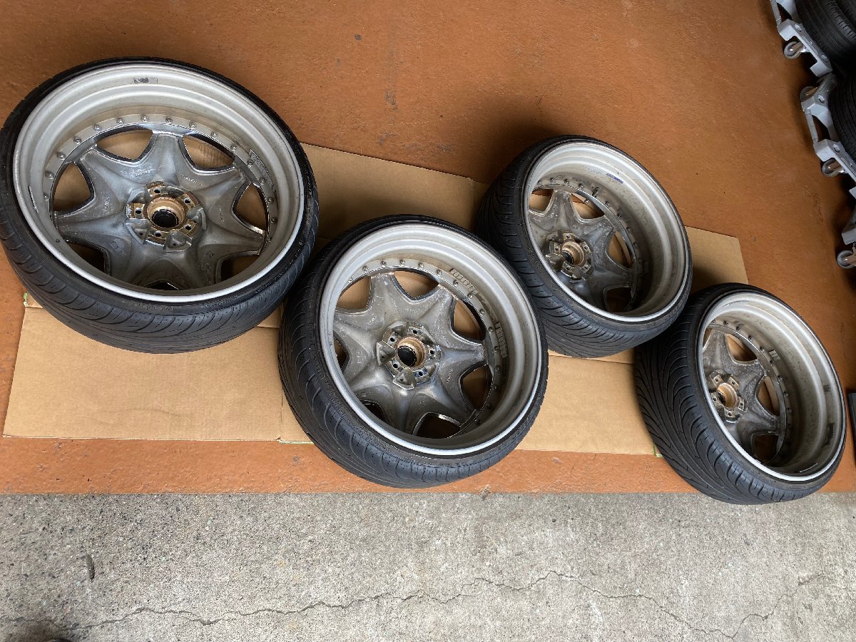 希少！20インチ WORK ワークLS207 20インチメッキホイール4本セット