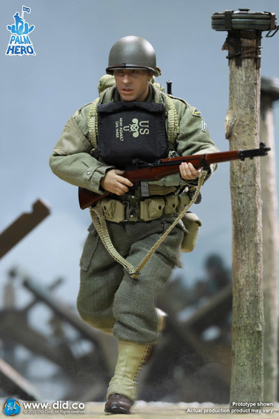 WW2 DID 1⁄12 : US アメリカ 第2レンジャー大隊 米軍 XA80011 男性