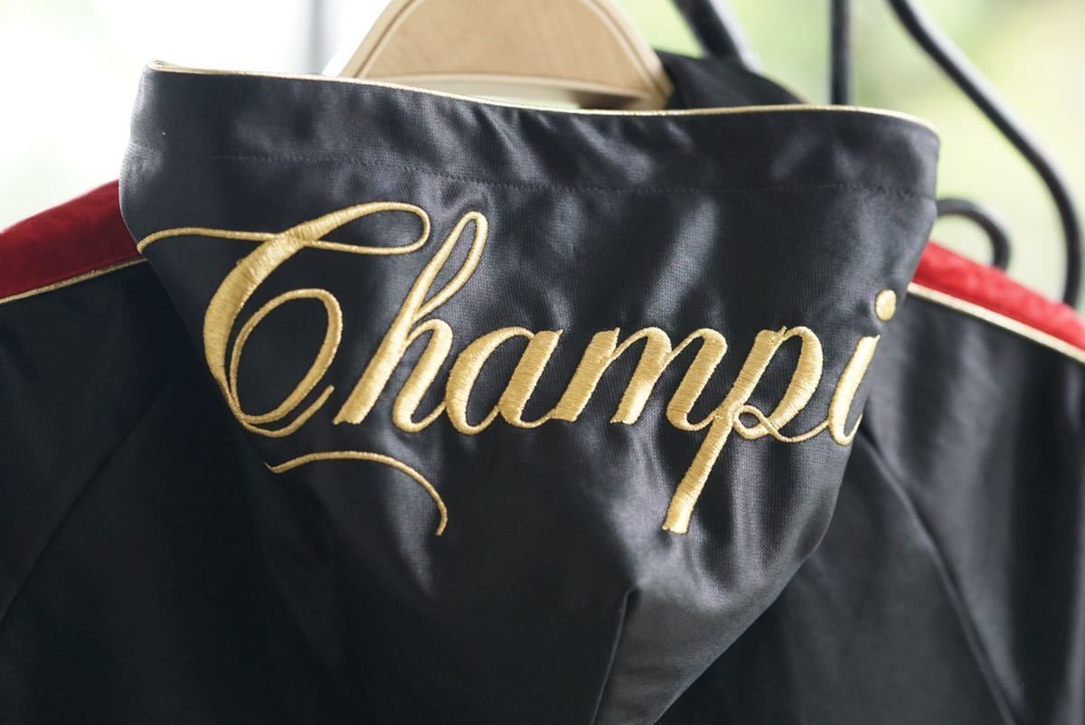 魔裟斗 Champion 金 赤 コラボ ジャージ 上下セット チャンピオン