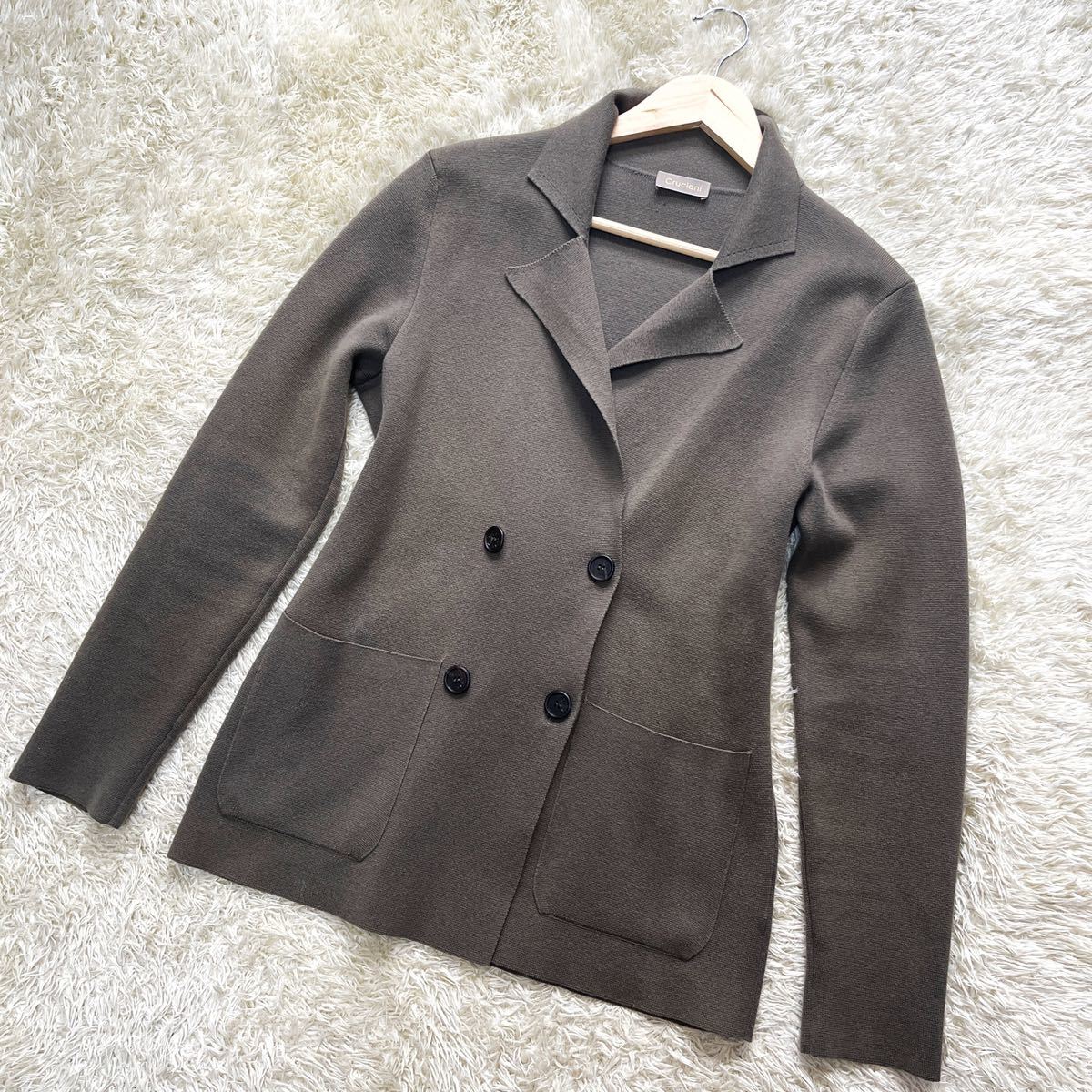 Cruciani クルチアーニ○カーディガン ダブルボタン Vネック○コットン