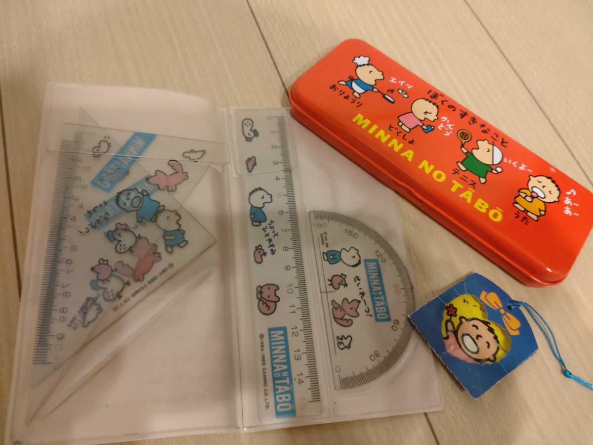 みんなのたあ坊 サンリオ 当時物 ペンケース 缶ペンケース 未使用品 缶