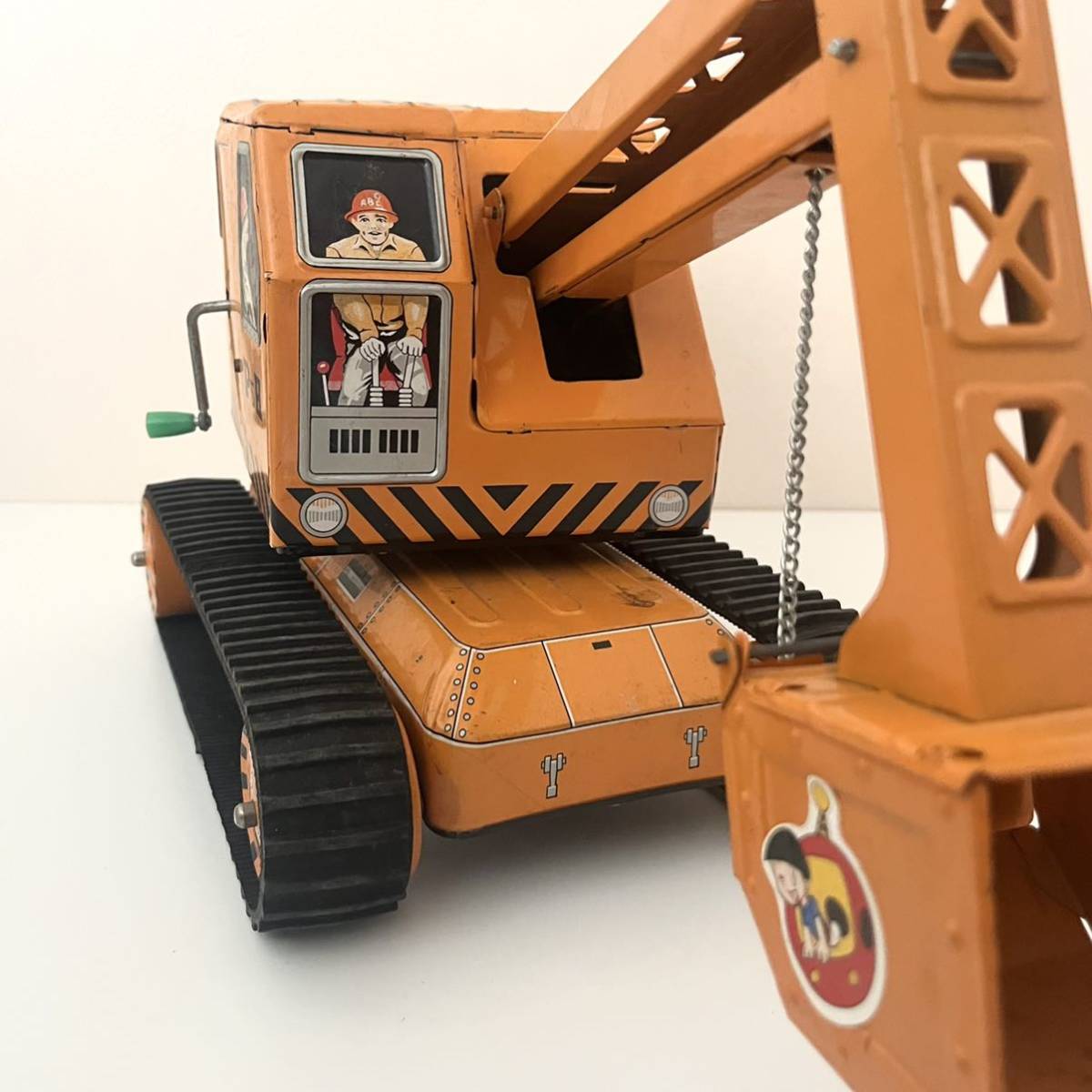 1円スタート アサヒ玩具 ブリキ P&H パワーショベルカー CT-093 日本製 