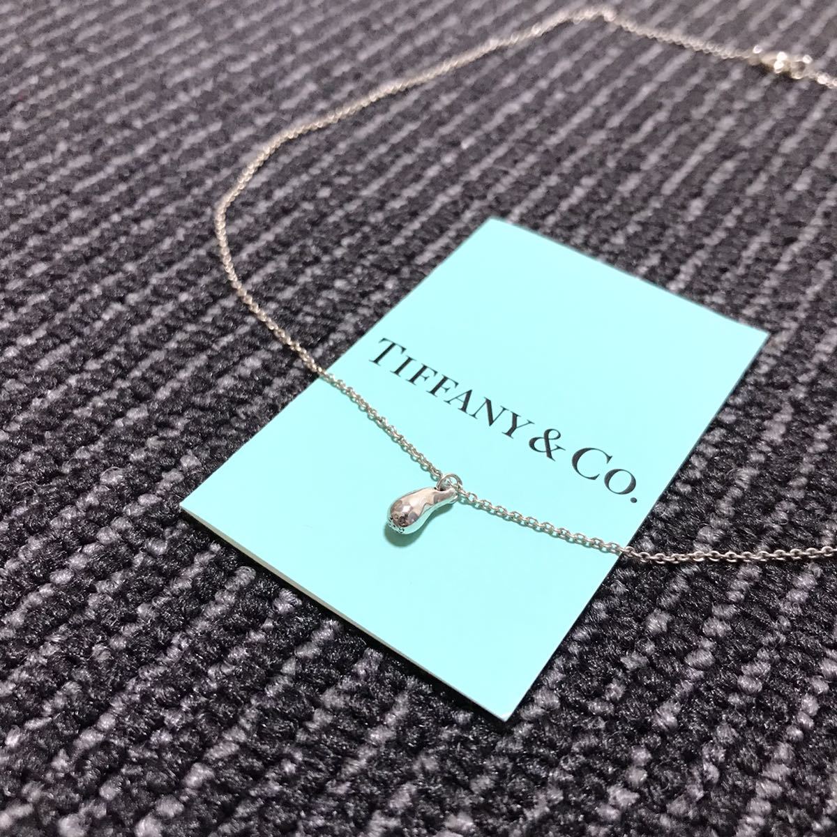 ティファニー】本物 TIFFANY&Co. ネックレス ティアドロップ 