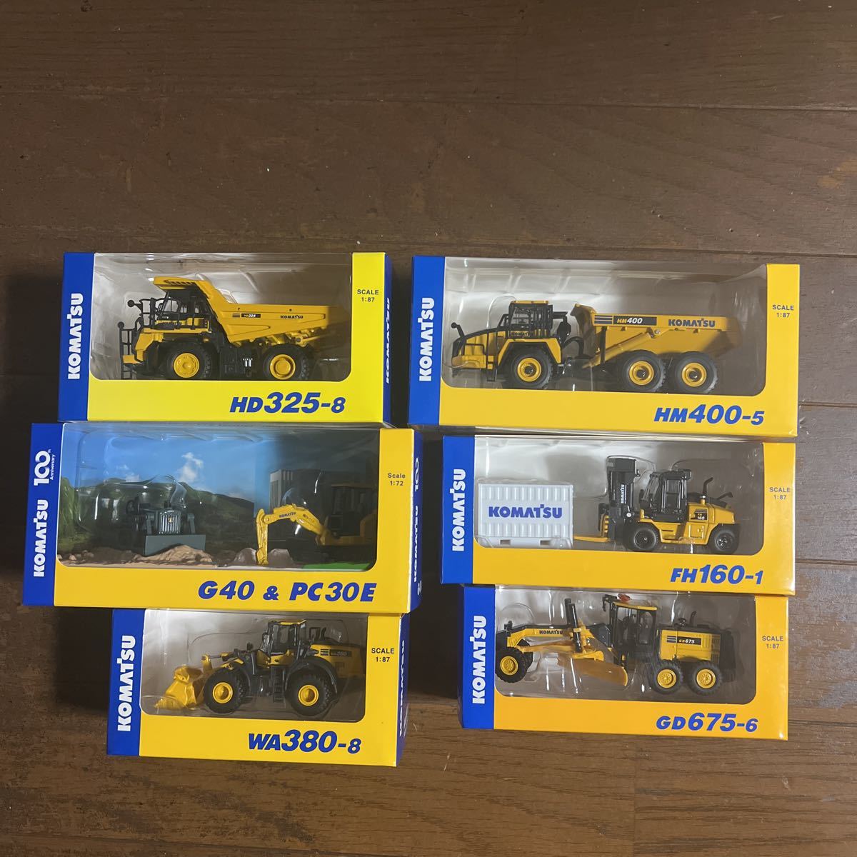 株主優待 コマツ オリジナルミニチュア - KOMATSU メルカリ 8種