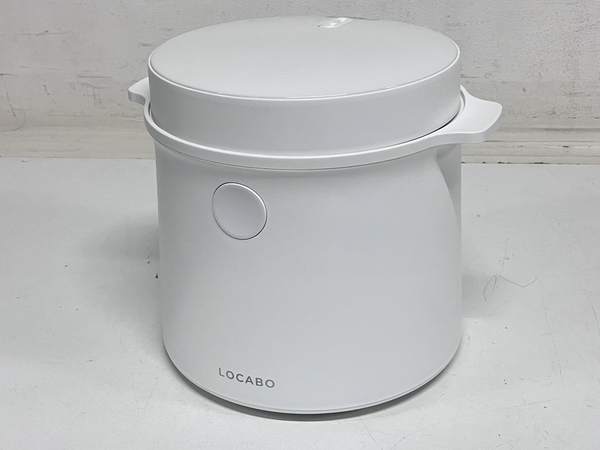 LOCABO JM-C20E-W 糖質カット 炊飯器 2021年製 ホワイト キッチン 家電 ロカボ 中古 F6686937