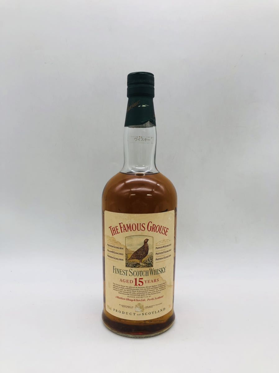 未開栓】THE FAMOUS GROUSE 15年ザ フェイマスグラウス15年 スコッチ