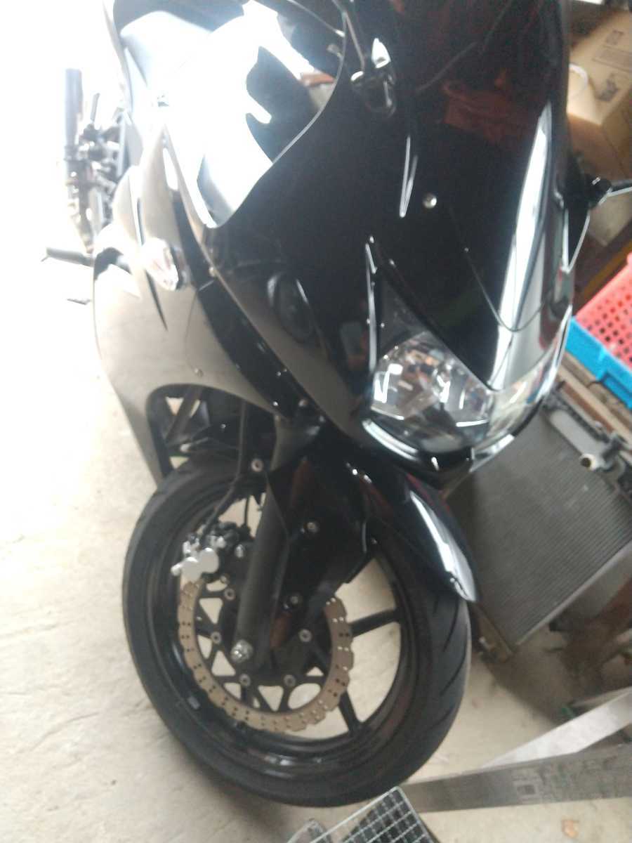 才谷屋 ninja250rのカウルセット 黒 Ninja250R才谷屋アッパーカウル