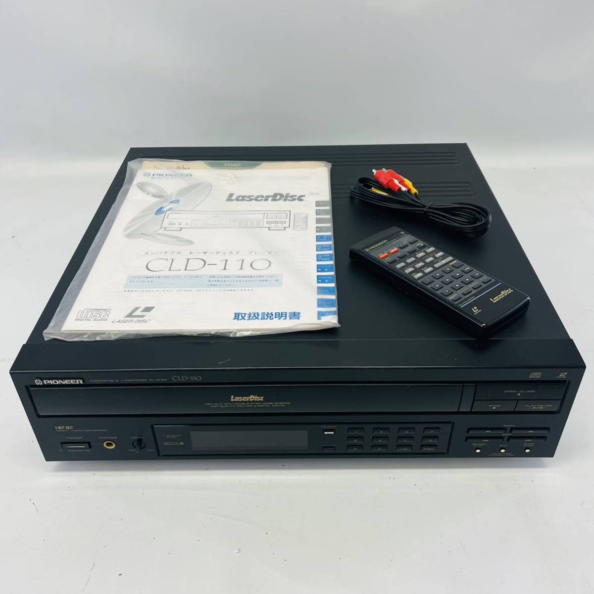 美品】Pioneer DVL-K88 パイオニア LDデッキ リモコン付き Pioneer