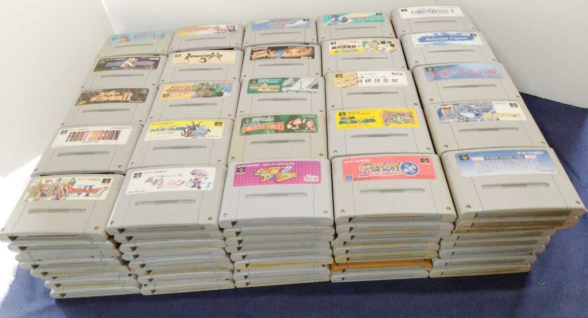 2026，品質保証 #SF-1 SFC スーパーファミコンソフト まとめて200本セット 新桃太郎伝説 ドラクエ1+2 3 5 6アクション系 RPG系 レース系 他 19.6kg 140s(ロールプレイング)｜売買されたオークション情報、yahooの商品 タイトル