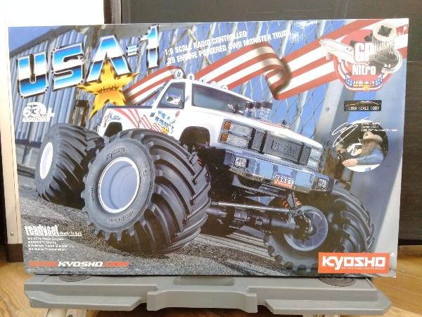ジャンク KYOSHO/京商 USA-1 1:8スケール ラジコン 4WDモンスター
