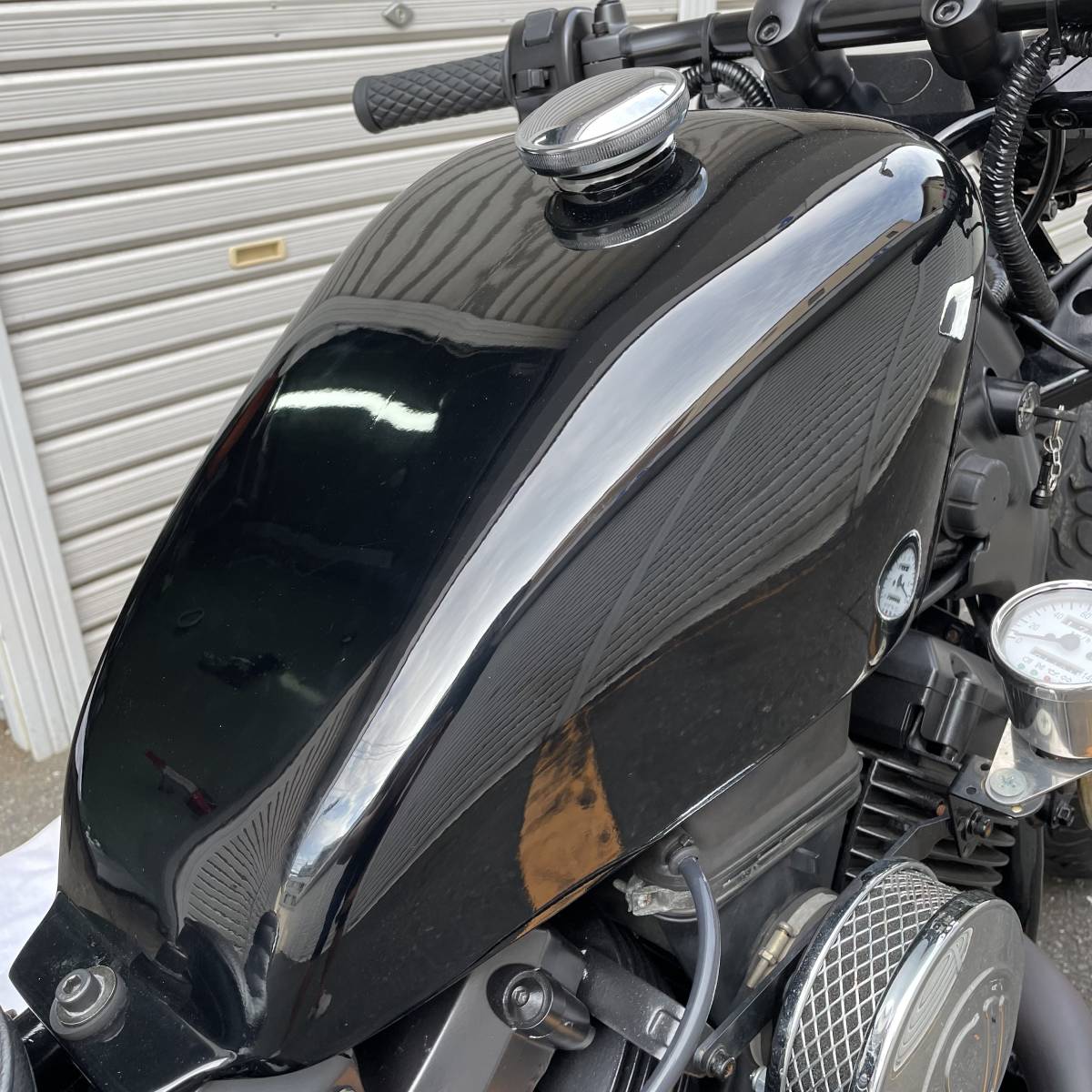 DS400ドラッグスター400 社外タンク 黒 goodsショッピングサイト/商品