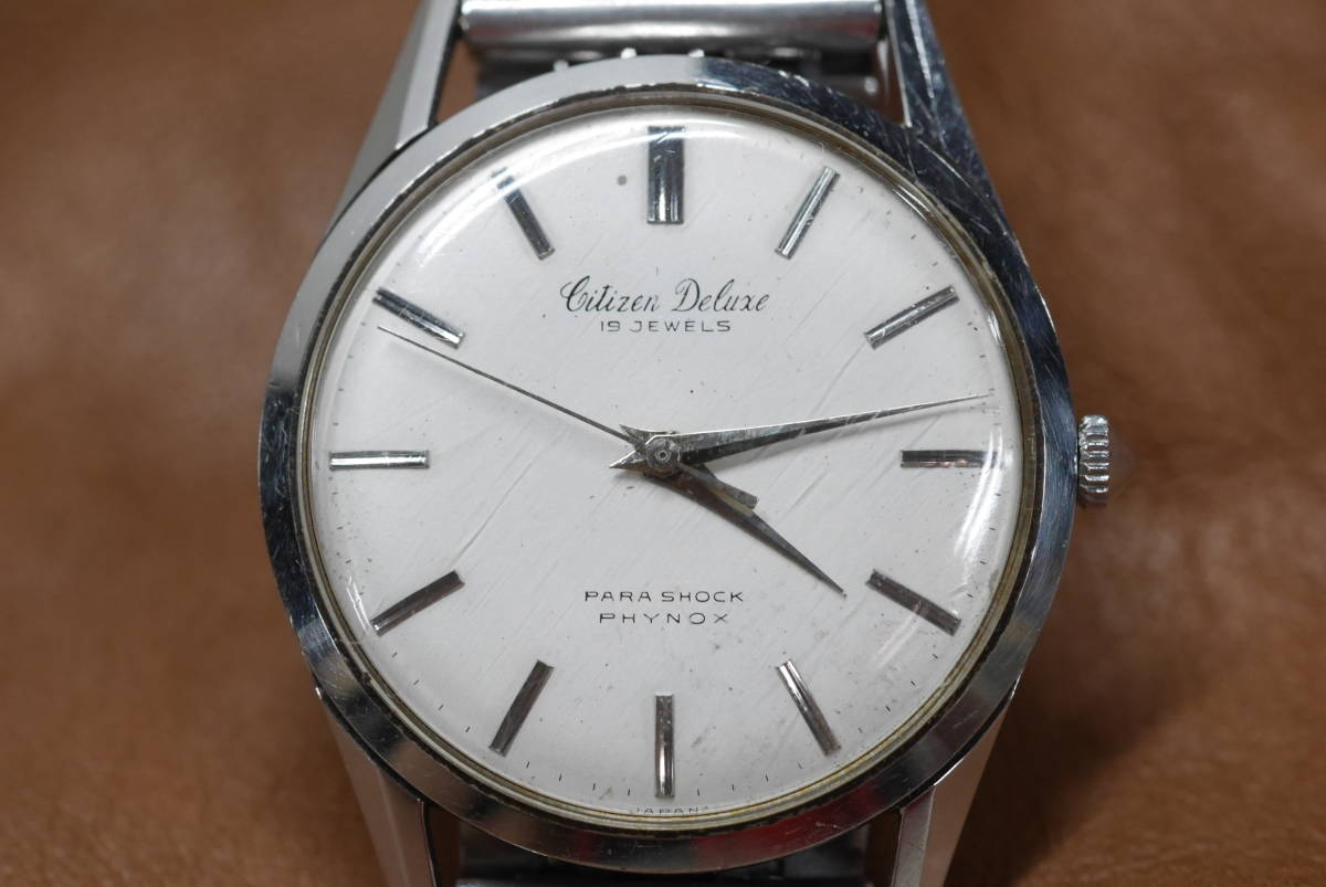 22 CITIZEN DELUXE 19石 PARASHOCK PHYNOX Citizen Deluxe 0 rubis