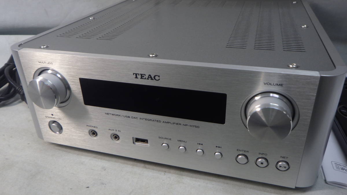 □TEAC□USB/ネットワーク対応 プリメインアンプ□NP-H750□中古□ ☆即決