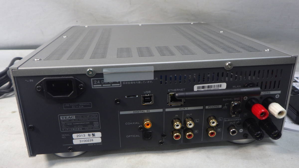 □TEAC□USB/ネットワーク対応 プリメインアンプ□NP-H750□中古□ ☆即決