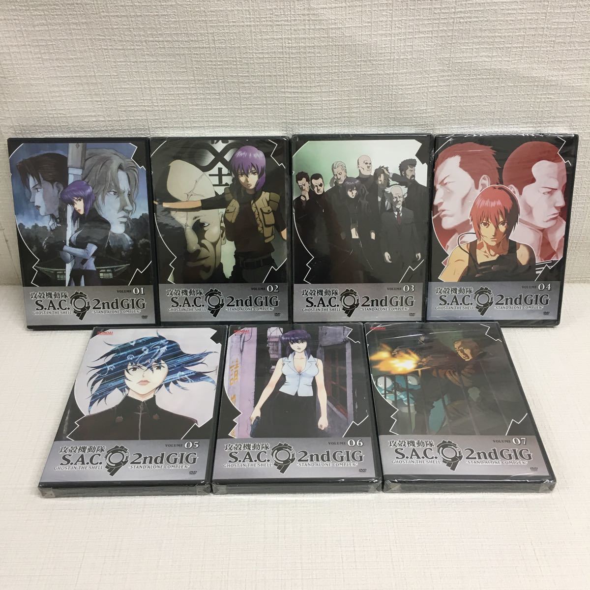 I0818D2B 未開封有り☆攻殻機動隊 / 2nd GIG STAND ALONE COMPLEX DVD 