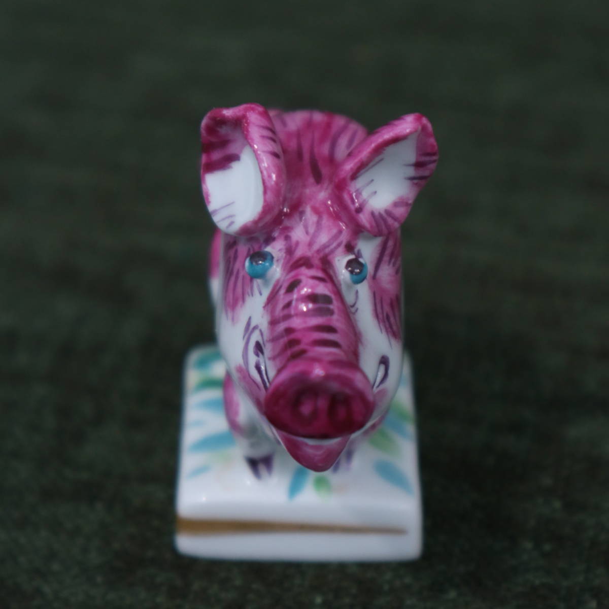 あ//A4149 【保管品】Meissen マイセン ミニ干支 フィギュリン 亥
