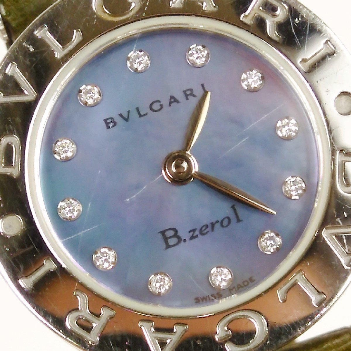 BVLGARI B-ZERO1 BZ22BSL12-M クオーツ [稼働品] シェル文字盤 12P