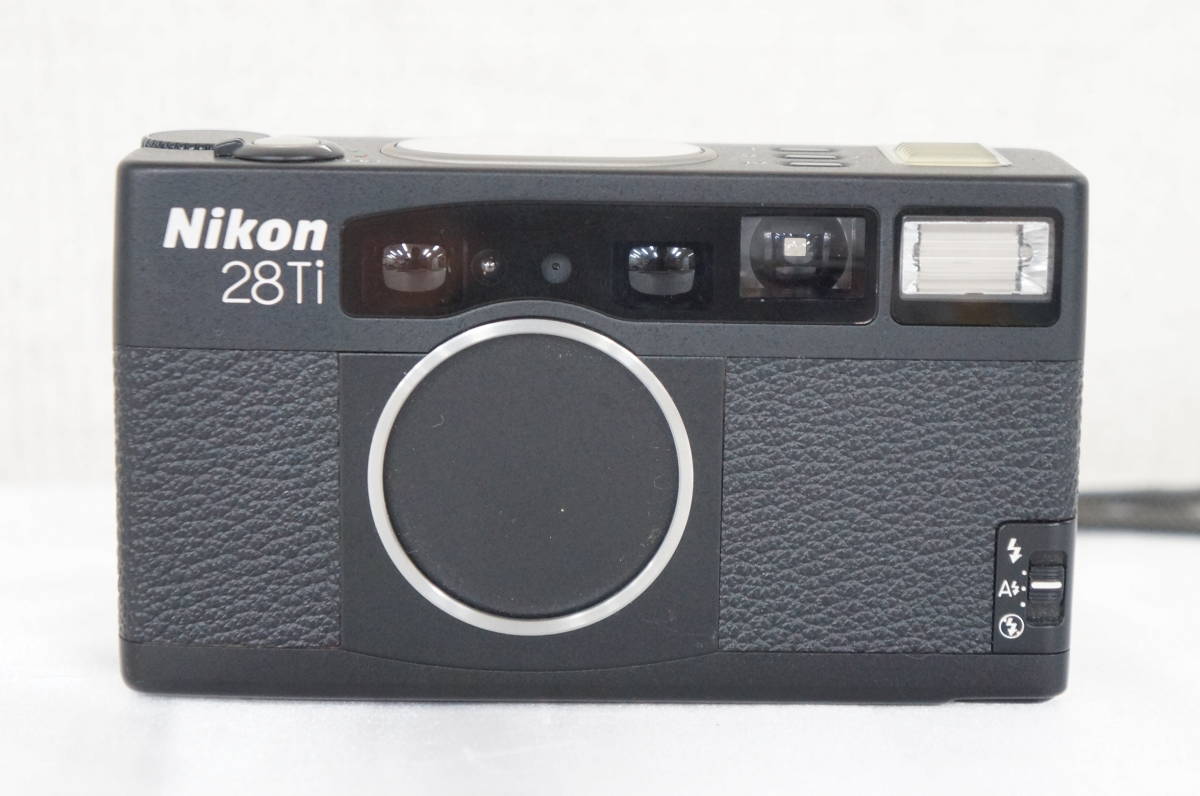 ⑨ Nikon ニコン 28Ti ブラック コンパクトフィルムカメラ ＃308180601