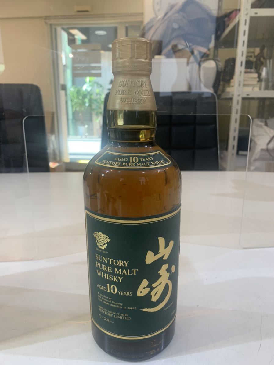 SUNTORY 山崎 10年 ピュアモルト ウイスキー 箱付き SUNTORY WHISKY サントリー ピュアモルト ウイスキー 山崎 10年